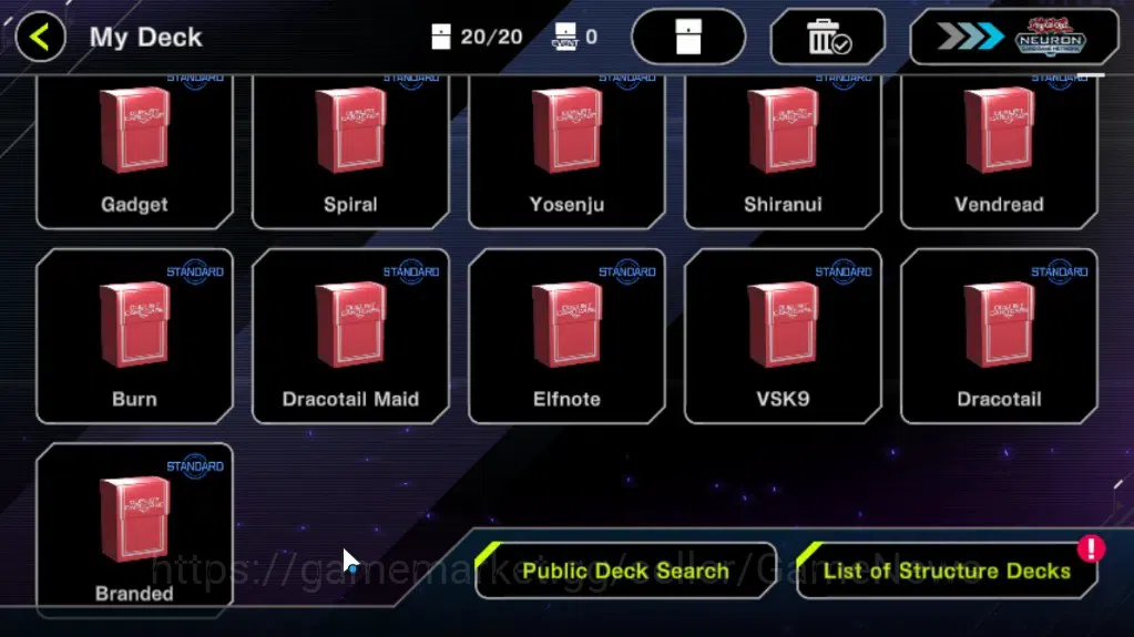 Yu-Gi-Oh! Master Duel Accounts Android|Lv 18|20 Deck|Branded,Dracotail,VSK9,Elfno image 3