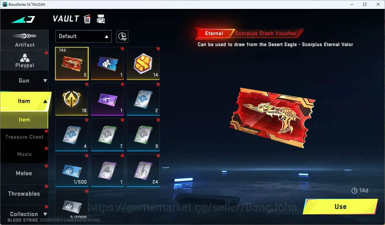 Blood Strike Accounts ASIA | 3 ULTRA GUNS | 1 LEGENDARY STRIKER | 2 ULTR image 15