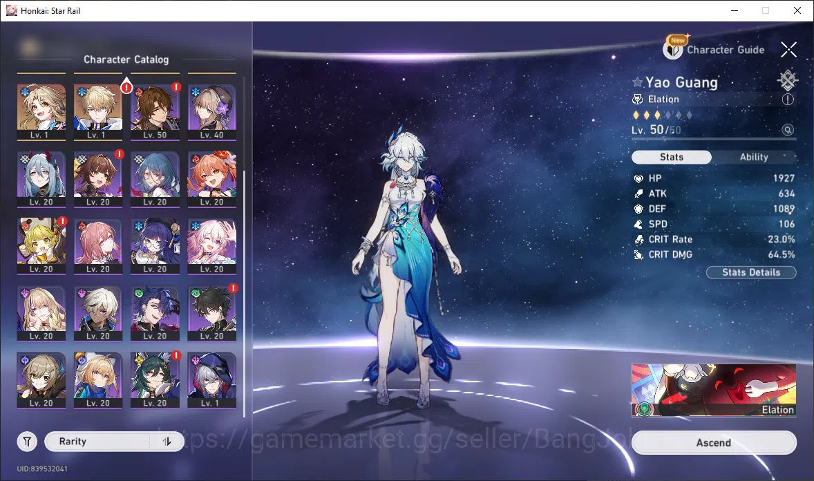 Honkai Star Rail Accounts [ASIA] TL 35 | 10 Limit | Archer | Sparkle | Dan H image 12