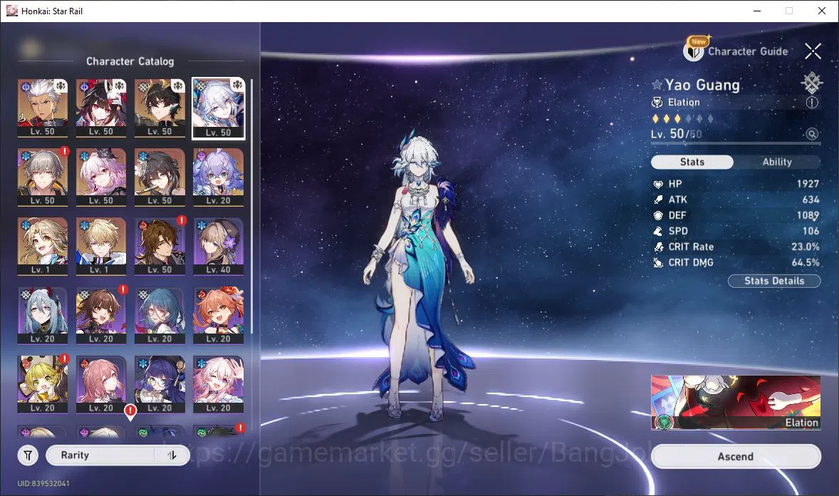 Honkai Star Rail Accounts [ASIA] TL 35 | 10 Limit | Archer | Sparkle | Dan H image 13