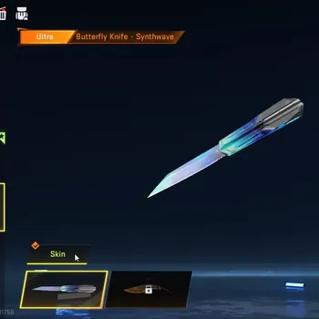 Blood Strike Accounts Collab Skin Asia|Ultra Melee Butterfly Synthwave,Scythe Harvester+Collab AOT M4A1 Bof|2 Ultra