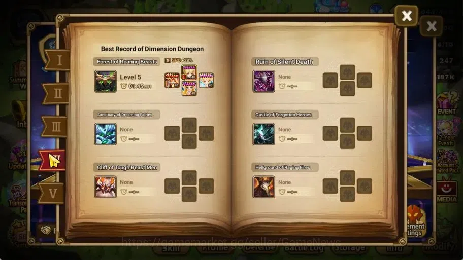 Summoners War: Sky Arena Accounts End-Game Global LV 100|2 LD[Destiny,Asima]+33 Total NB5[Leo,Amber,Adriana]+45 6