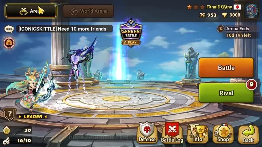 Summoners War: Sky Arena Accounts End-Game Global LV 100|2 LD[Destiny,Asima]+33 Total NB5[Leo,Amber,Adriana]+45 9