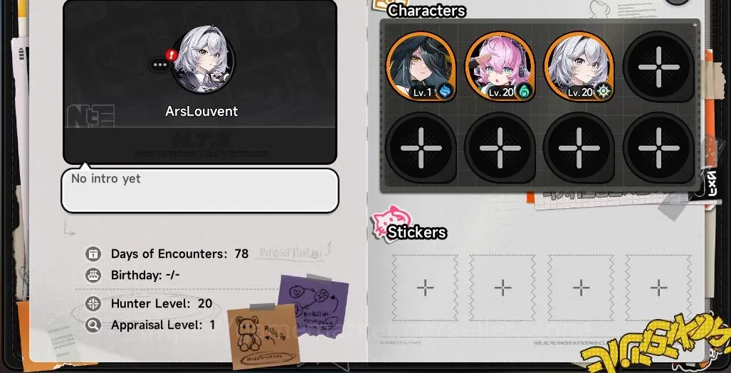 Neverness to Everness Accounts SEA | HL20 | 2 Limit Blackbird+Sign+glider, Linko| MC Female | 66 Warp Piece | TakeMail|Check 1