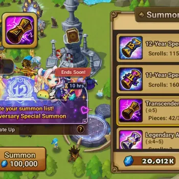 Summoners War: Sky Arena Accounts Starter GLOBAL | NB 5 TESHAR,Starter Gacha 115 12Y+160 11Y Scrool, 3 Legendary All