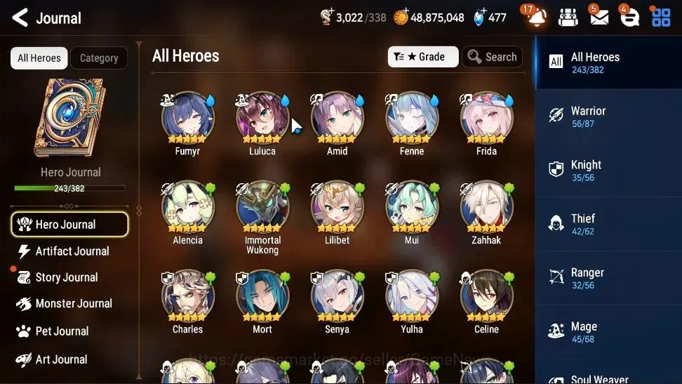 Epic Seven Accounts High-End Asia Verif|29 ML(BoRunka,MonarchS Iseria,Harseti,Etc)+PByblis,Frieren,Setsuka,Etc|AUTO WGBC 11