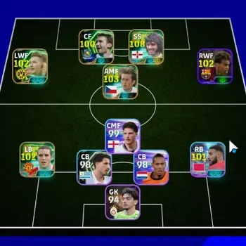 eFootball Accounts Legends & Iconic Players Android|Power 3044|Epic George Best,Tomas Rosicky,John'Oshea,Marco Reus,Andriy