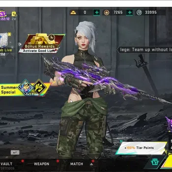 Blood Strike Accounts Collab Skin ASIA|ETERNAL Kala Whisper Lv2|5 Ultra [M4A1 Iron,INP-9 Molten,AR97 Bit Strike,AUG