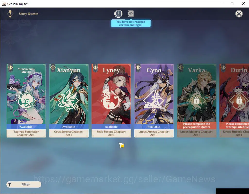 Genshin Impact Accounts ASIA|AR 56|6 Limited+7(*5Weapon)|[Nahida,Ayato,Cyn image 12