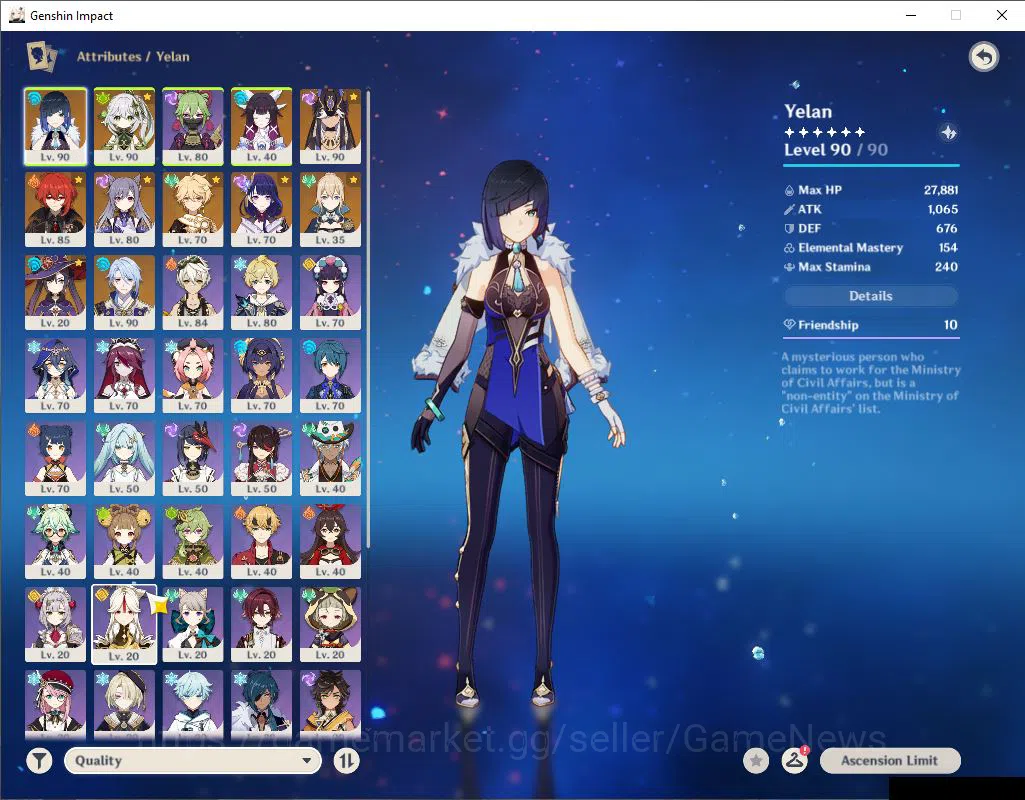 Genshin Impact Accounts ASIA|AR 56|6 Limited+7(*5Weapon)|[Nahida,Ayato,Cyn image 3