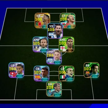 eFootball Accounts High-End Kolektif 3241+  Ronaldo x  Bale x Maddison x Cannavaro x  Suarez x Bebeto x  Villa x Berbatov x