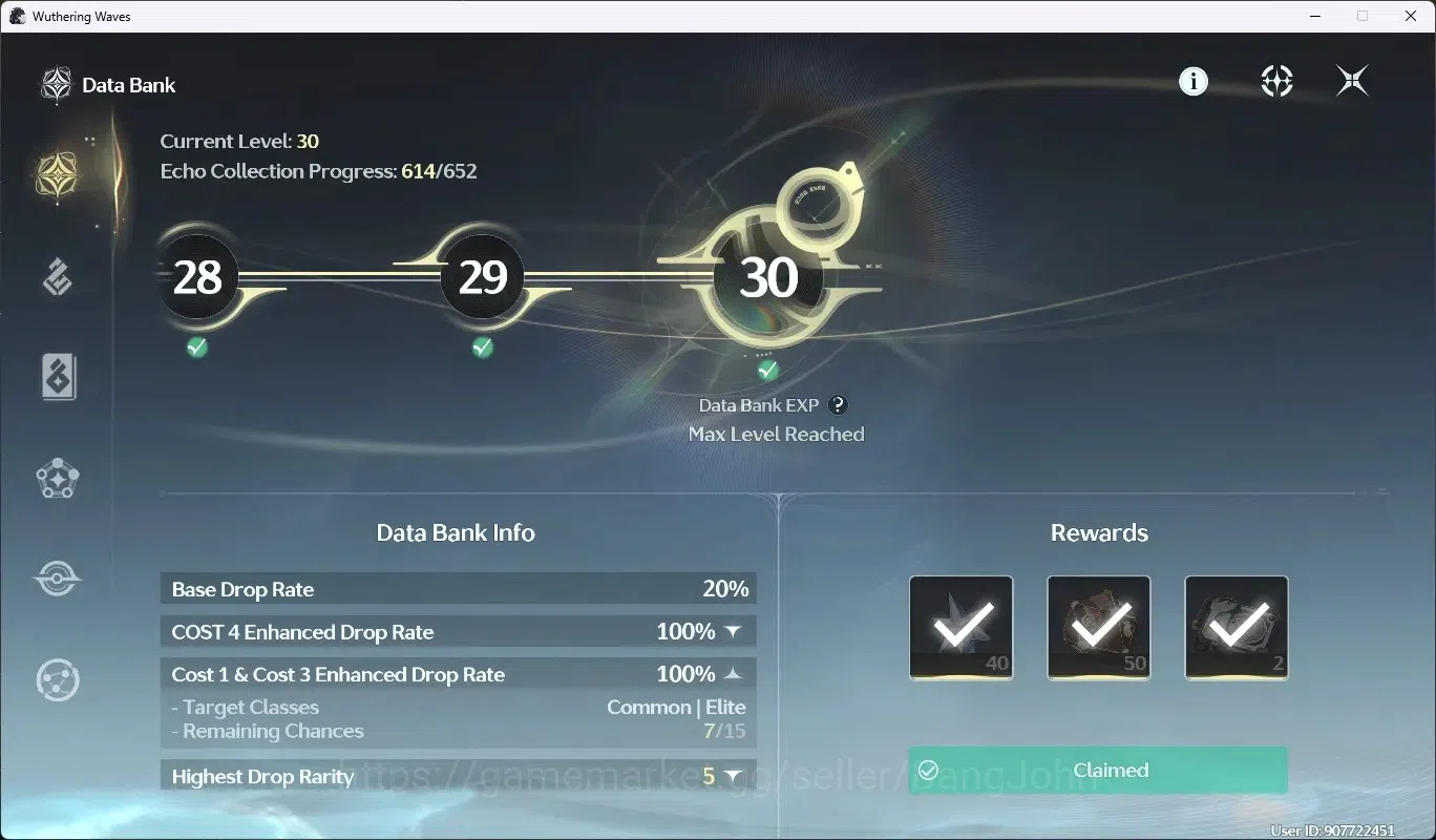 Wuthering Waves Accounts SEA|UL 53|Rank6|2 Char Limited [Lucy R6, Cartethyi image 10