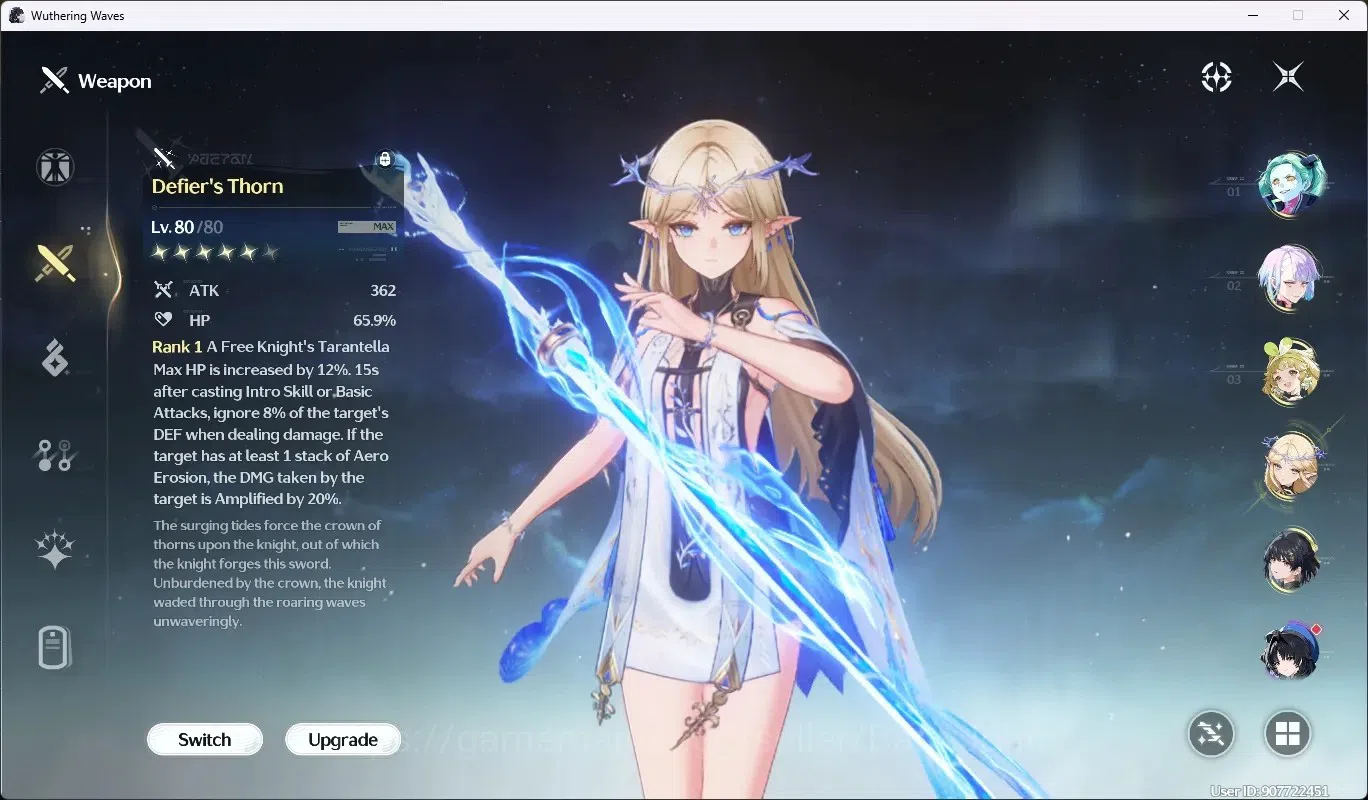 Wuthering Waves Accounts SEA|UL 53|Rank6|2 Char Limited [Lucy R6, Cartethyi image 6