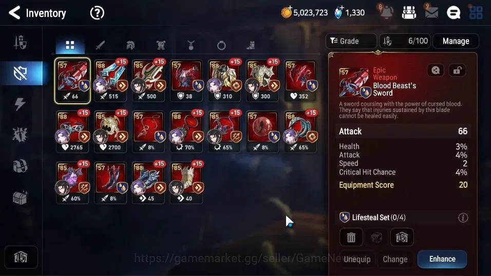 Epic Seven Accounts GLOBAL UnVerif|New Era|2 ML(Rhiana&Luciel,ZIO)+Lan image 13