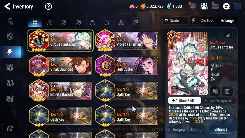 Epic Seven Accounts GLOBAL UnVerif|New Era|2 ML(Rhiana&Luciel,ZIO)+Lan image 14