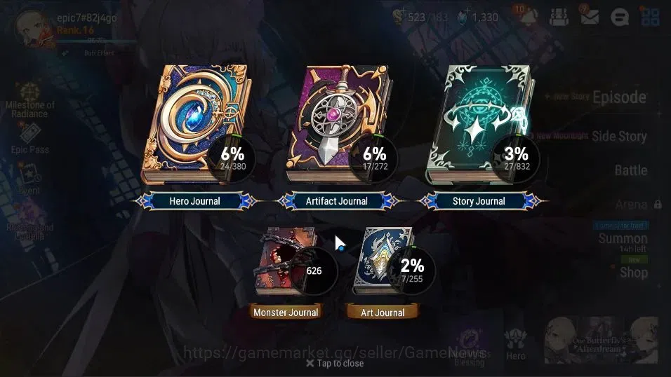 Epic Seven Accounts GLOBAL UnVerif|New Era|2 ML(Rhiana&Luciel,ZIO)+Lan image 3