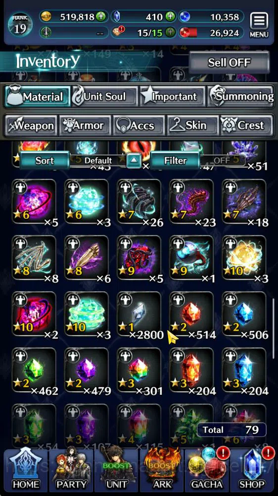 Last Cloudia Accounts Low-End Global|Starter Rank 19| Vergil,Archbeing Labyreth,SM Sera,Etc |1 UR(Master of Sands),11 SSR 12