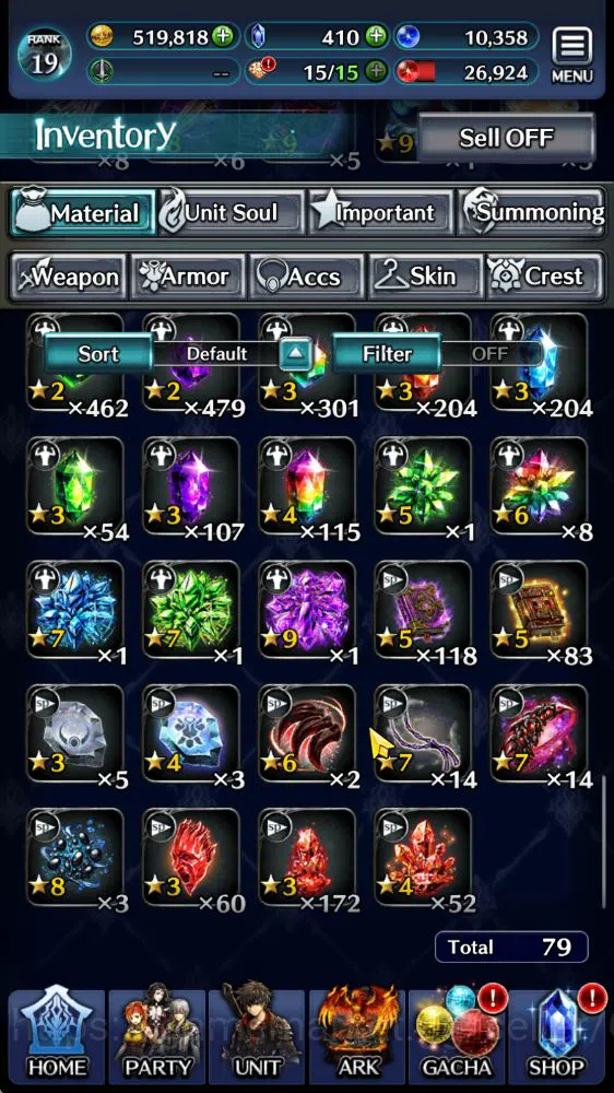 Last Cloudia Accounts Low-End Global|Starter Rank 19| Vergil,Archbeing Labyreth,SM Sera,Etc |1 UR(Master of Sands),11 SSR 13