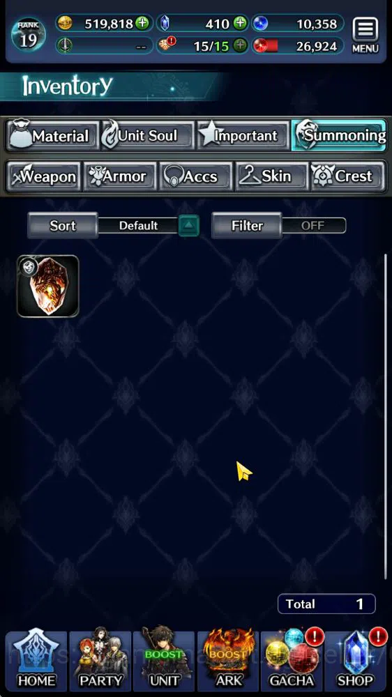 Last Cloudia Accounts Low-End Global|Starter Rank 19| Vergil,Archbeing Labyreth,SM Sera,Etc |1 UR(Master of Sands),11 SSR 15
