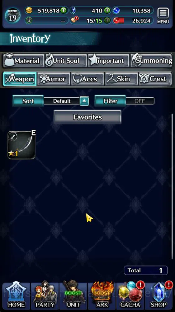 Last Cloudia Accounts Low-End Global|Starter Rank 19| Vergil,Archbeing Labyreth,SM Sera,Etc |1 UR(Master of Sands),11 SSR 16
