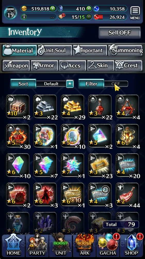 Last Cloudia Accounts Low-End Global|Starter Rank 19| Vergil,Archbeing Labyreth,SM Sera,Etc |1 UR(Master of Sands),11 SSR 4