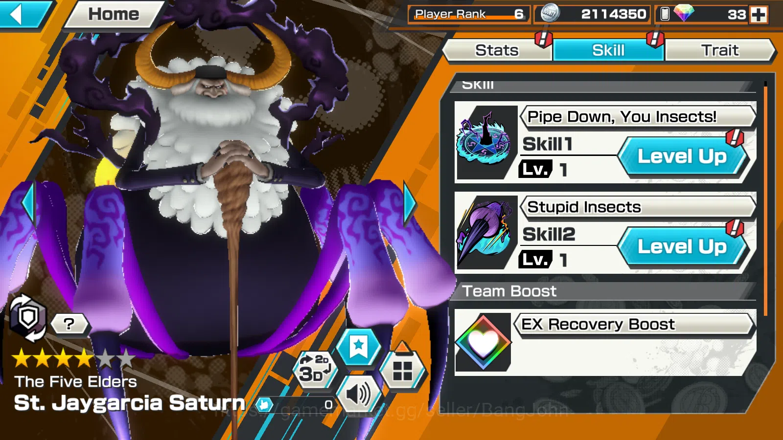 One Piece Bounty Rush Accounts Global | 3EX | 5elders Saturn,4emperor Teach,BB ku image 6