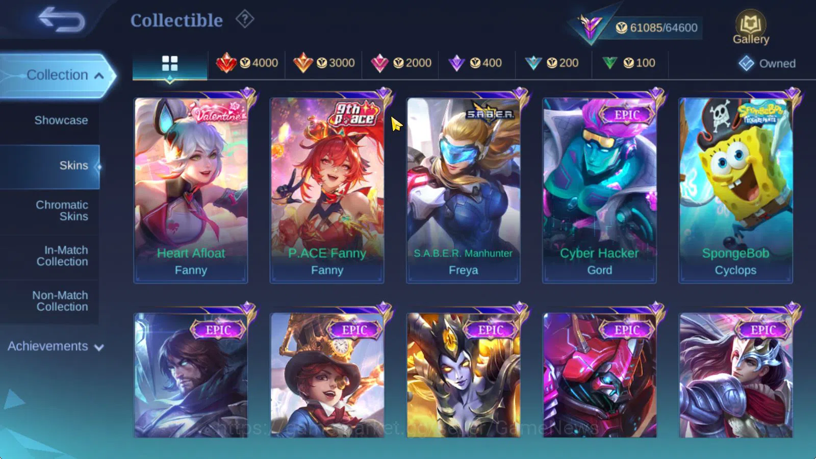 Mobile Legends: Bang Bang Accounts Hero 132|Skin 246|High Glory 92|Kof Karina,CC Nata image 16