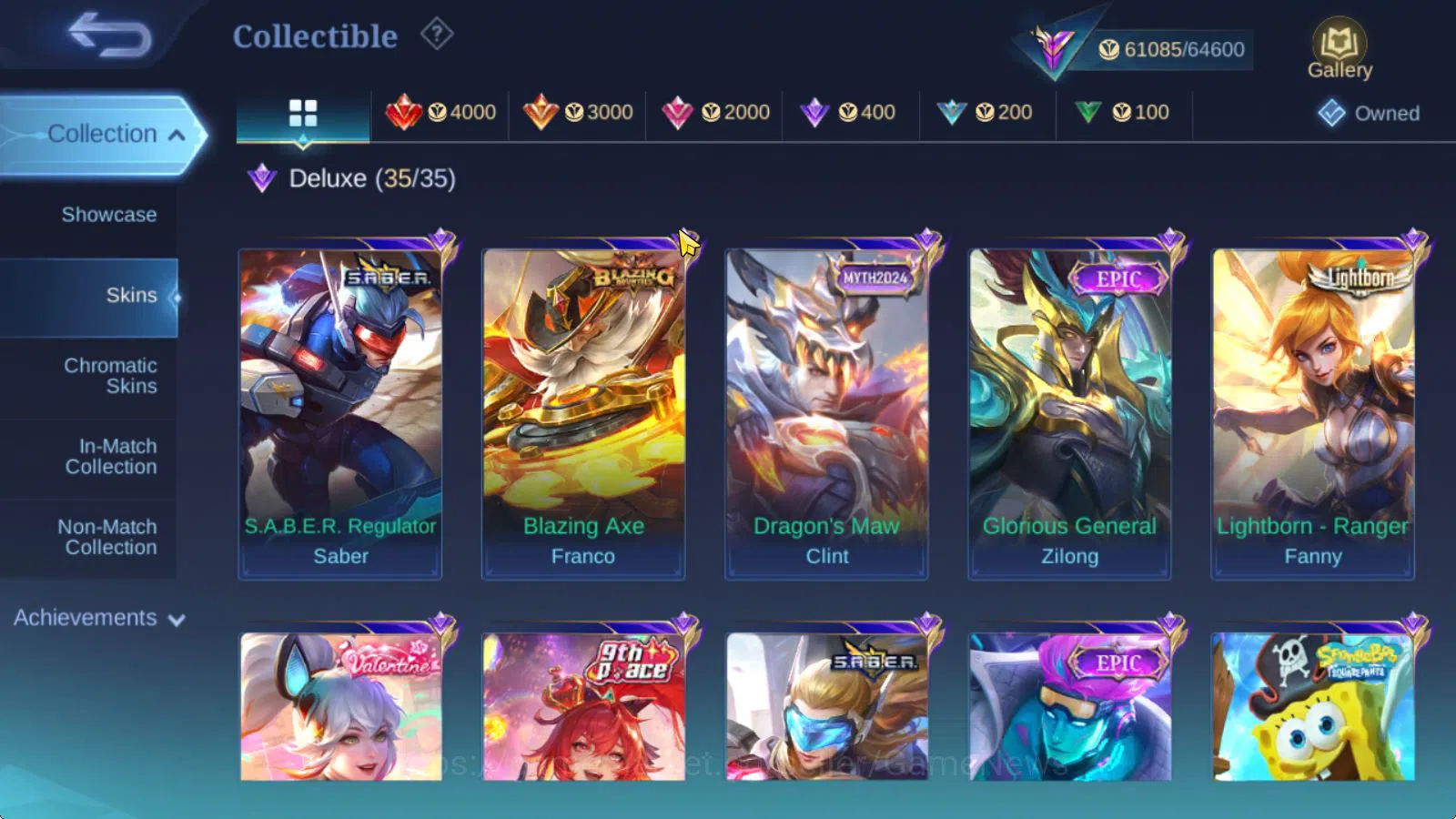 Mobile Legends: Bang Bang Accounts Hero 132|Skin 246|High Glory 92|Kof Karina,CC Nata image 17
