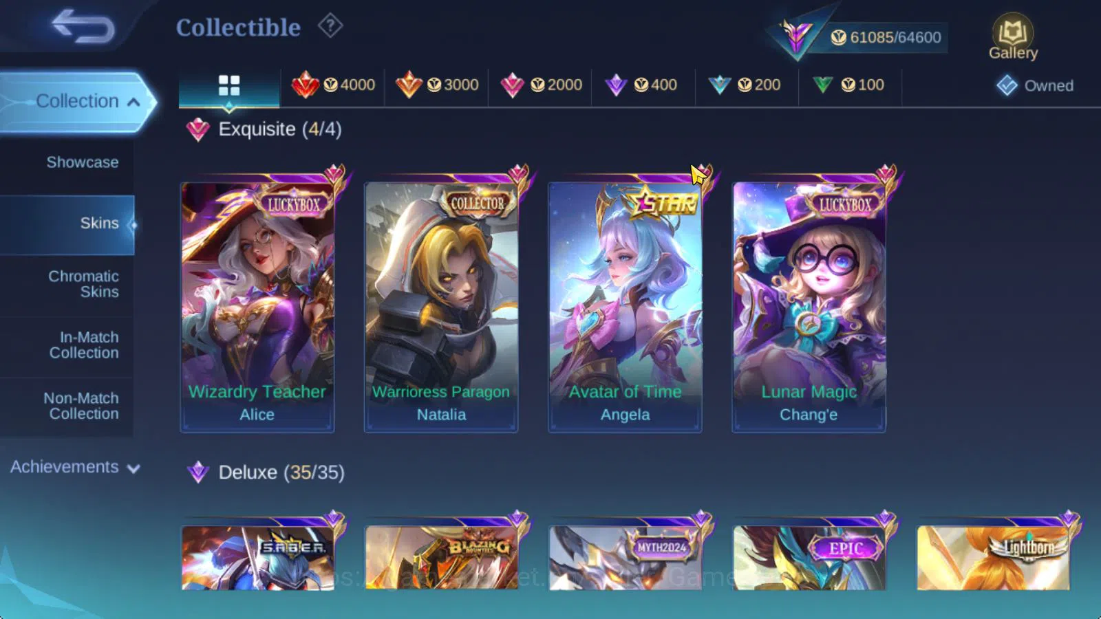Mobile Legends: Bang Bang Accounts Hero 132|Skin 246|High Glory 92|Kof Karina,CC Nata image 18