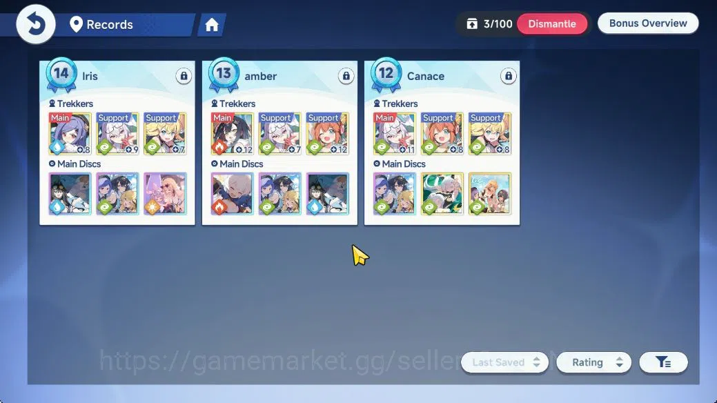Stella Sora Accounts GLOBAL Lv27|5 SSR 2 Limit (NazukaT1+Disc,Snowish L image 12