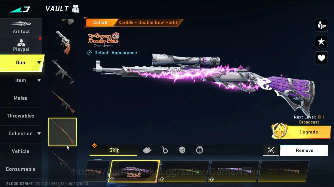 Blood Strike Accounts ASIA|ETRNAL MELEE[KATAR-Judgement]|ULTRA MELEE[TAL image 16