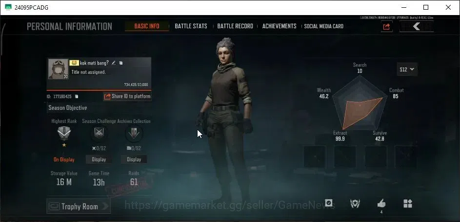 Arena Breakout Accounts MOBILE Lv30|SV 16M|CV 10M|Decree VSS|AEK,Ceremoni  image 2