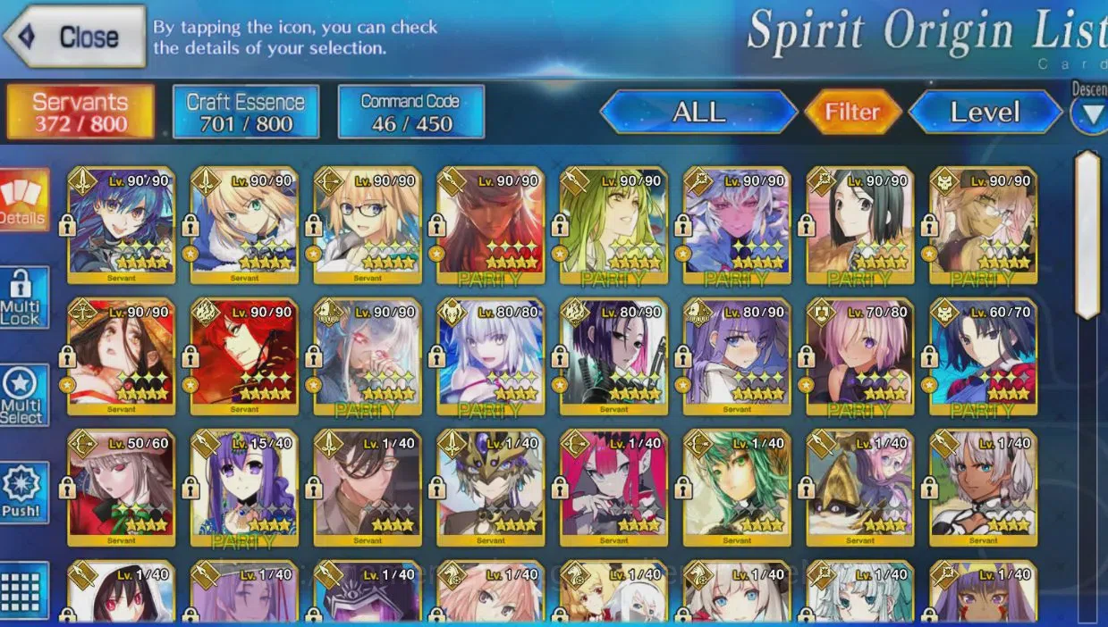 Fate-Grand Order Accounts NA Lv 110|13 Limited SSR(Tiamat,Koyanskaya,Jeanne image 4