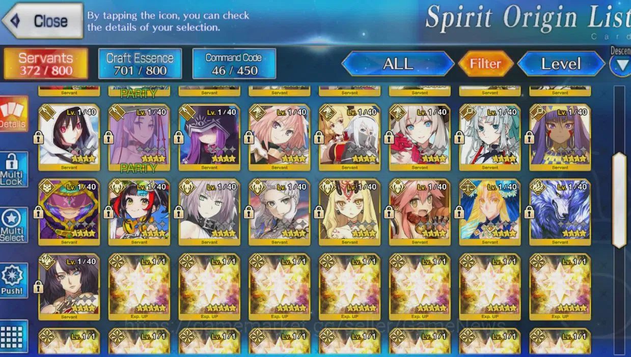 Fate-Grand Order Accounts NA Lv 110|13 Limited SSR(Tiamat,Koyanskaya,Jeanne image 6