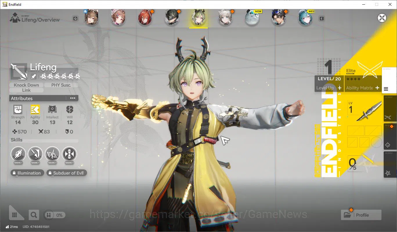 Arknights: Endfield Accounts Asia Lv49+ 18K Oro|Laeva+Sign,Gilberta,Ardelia+Sign,EmberP1|WulfgP3+Sign,Etc|11 6* WP|Selector 4