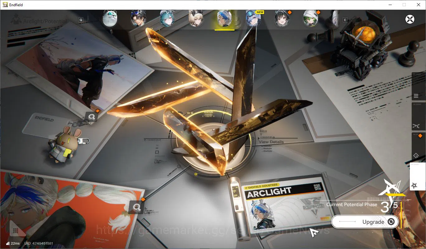 Arknights: Endfield Accounts Asia Lv49+ 18K Oro|Laeva+Sign,Gilberta,Ardelia+Sign,EmberP1|WulfgP3+Sign,Etc|11 6* WP|Selector 6