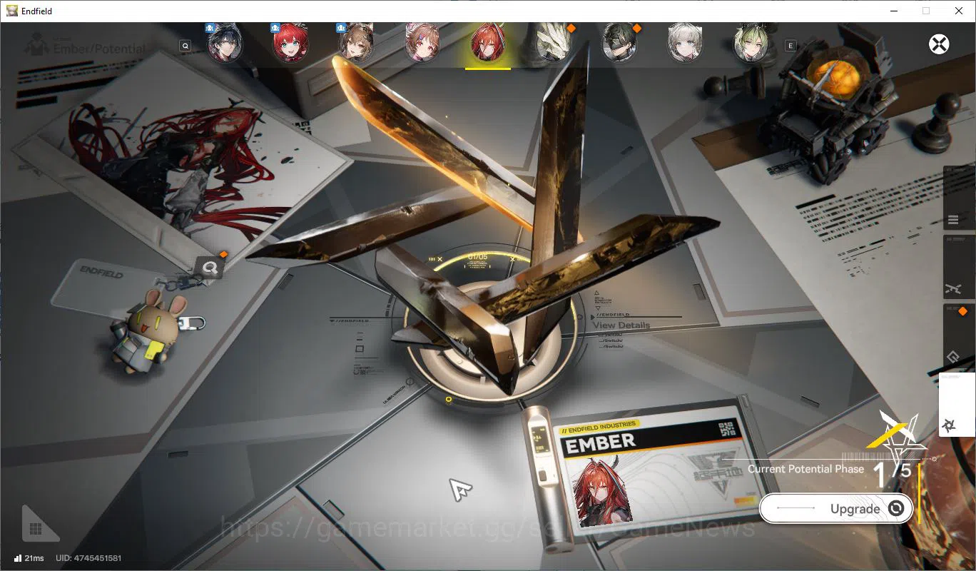 Arknights: Endfield Accounts Asia Lv49+ 18K Oro|Laeva+Sign,Gilberta,Ardelia+Sign,EmberP1|WulfgP3+Sign,Etc|11 6* WP|Selector 7