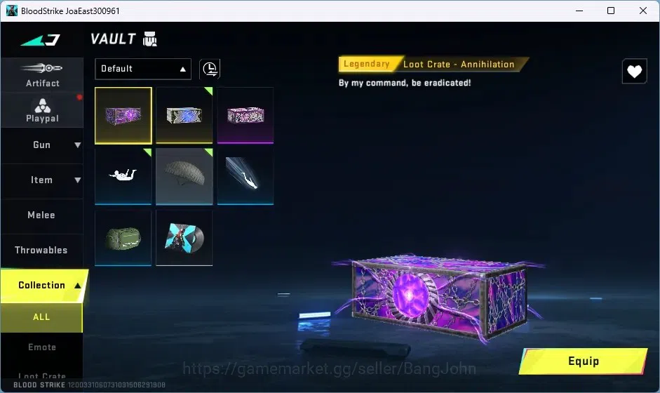 Blood Strike Accounts ASIA | ULTRA MELEE Lightblade-Dark Force|LEGENDARY image 6
