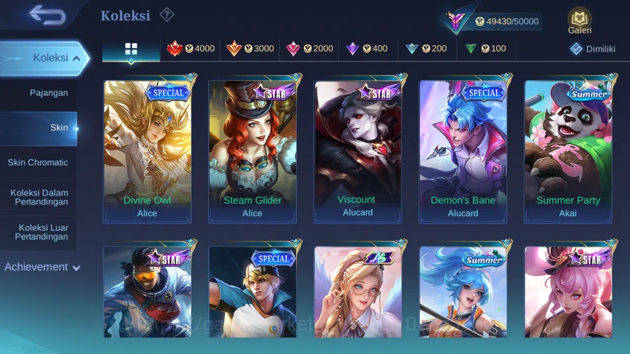 Mobile Legends: Bang Bang Accounts Hero 99 Skin 200 | Prime Claude | Annual Vale, Hay image 8