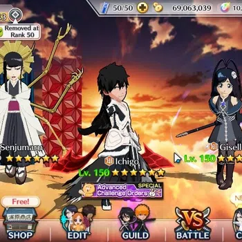 Bleach: Brave Souls Accounts Others [GLOBAL]|10K Orb|TYBW Senjumaru,DreamTeam Ichigo,Renew Ichigo,MagicSoc Giselle,Patissier