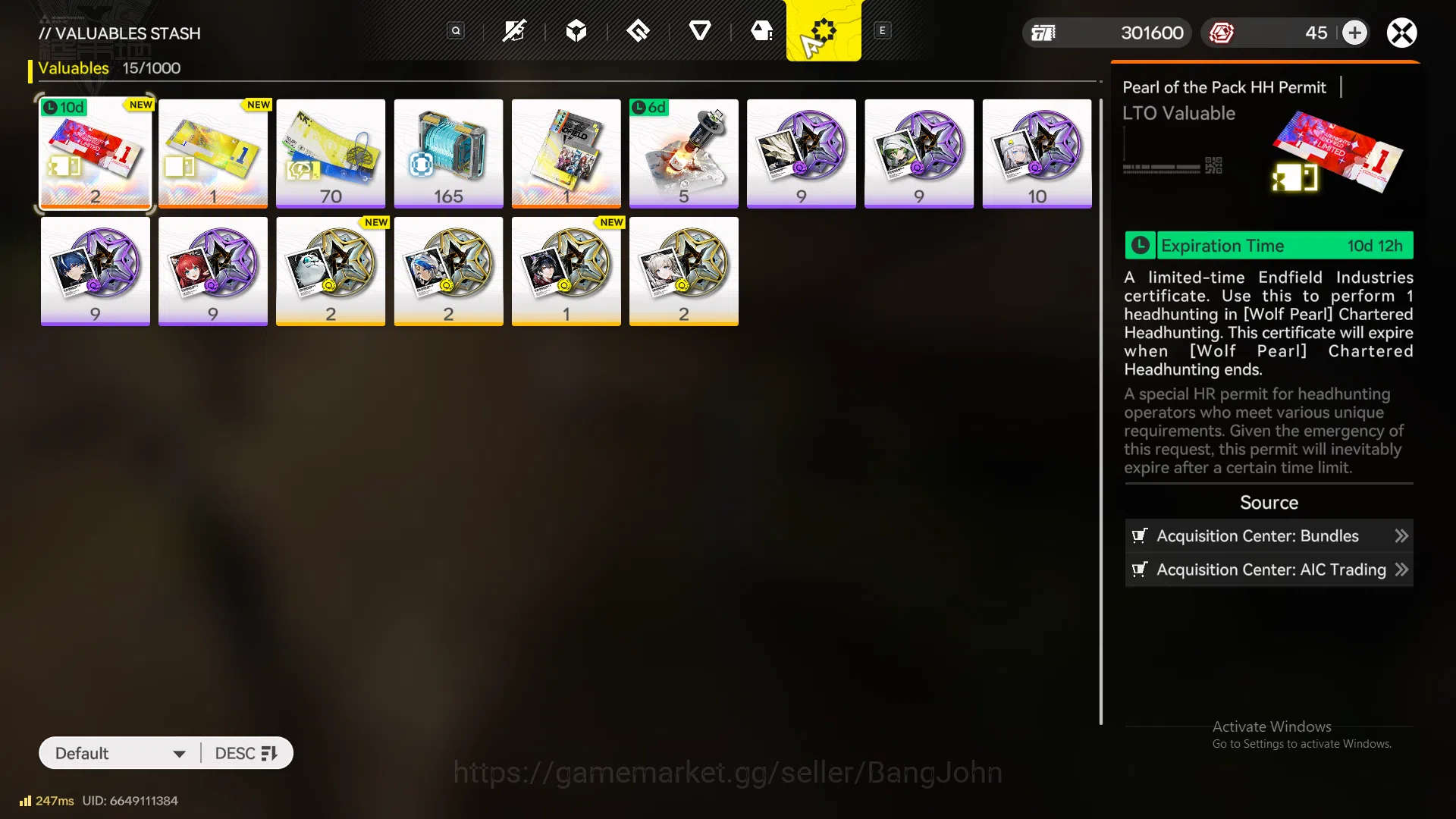 Arknights: Endfield Accounts NA EU | atarter fresh, Rossi, Ardelia, WP 6s 1 | For sign n detail please check SS AKE273B 10