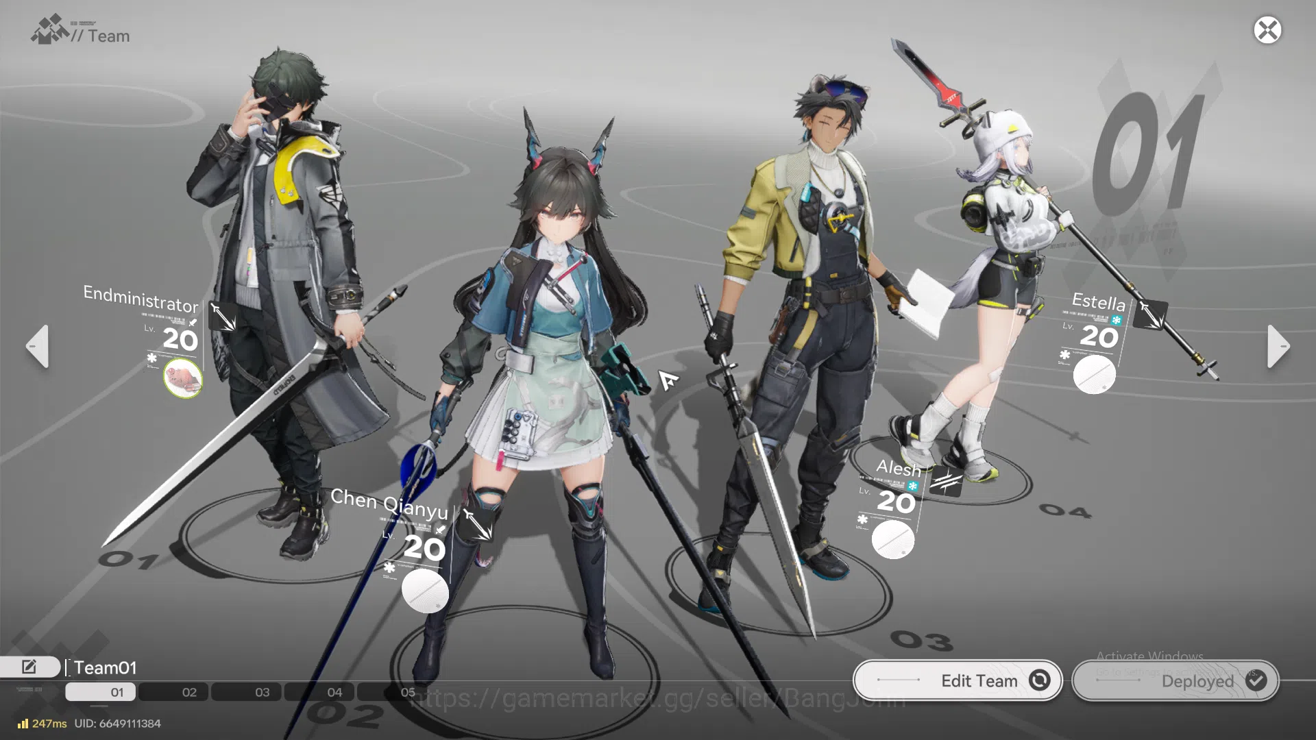 Arknights: Endfield Accounts NA EU | atarter fresh, Rossi, Ardelia, WP 6s 1 | For sign n detail please check SS AKE273B 11