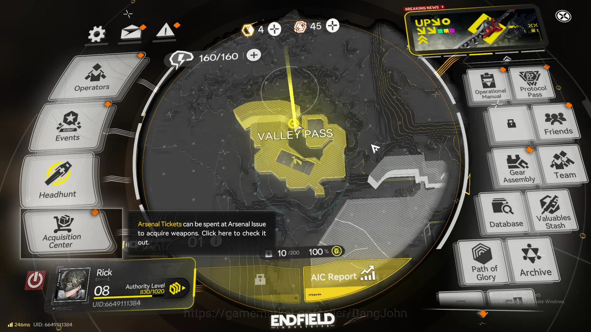 Arknights: Endfield Accounts NA EU | atarter fresh, Rossi, Ardelia, WP 6s 1 | For sign n detail please check SS AKE273B 13
