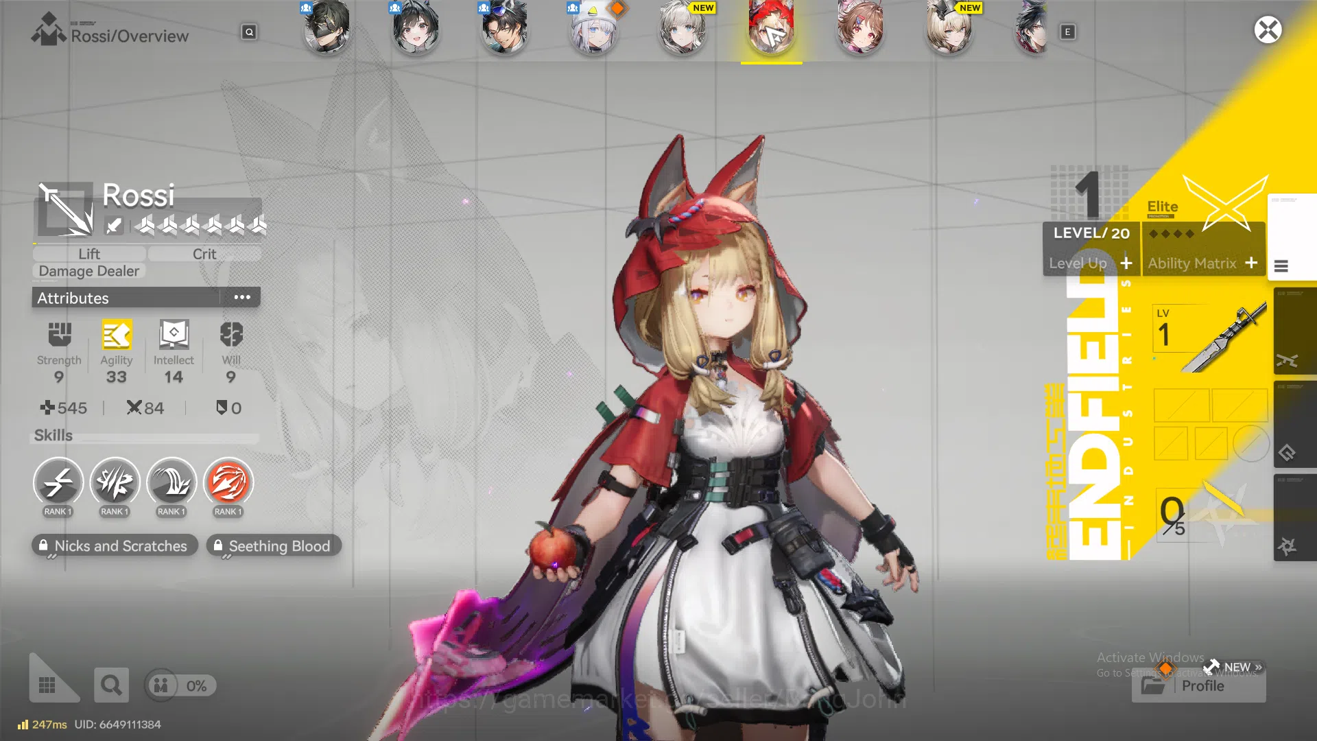 Arknights: Endfield Accounts NA EU | atarter fresh, Rossi, Ardelia, WP 6s 1 | For sign n detail please check SS AKE273B 2