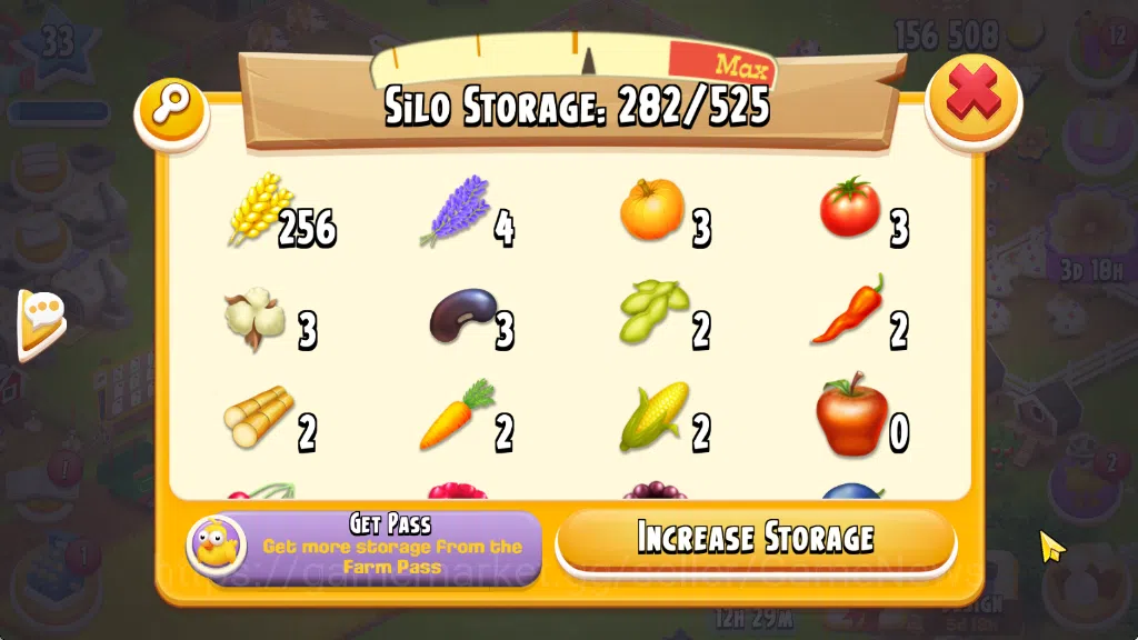 Hay Day Accounts Lvl 33 | Barn Storage 1050 - Silo Storage 525 | 15 image 12
