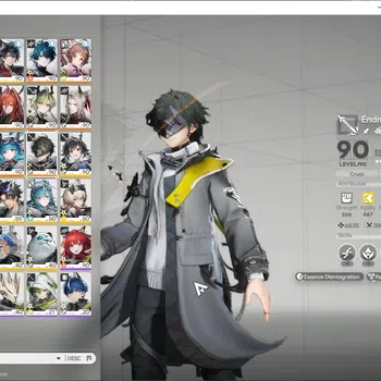 Arknights: Endfield Accounts ASIA|Lv 60|9 SSR (4 Limited) + 24 (*6 Weapon) + 5 Wp Supply|(Camille