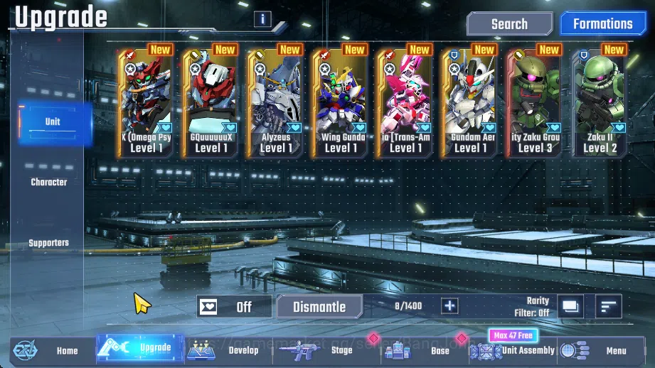 SD Gundam G Generation ETERNAL Accounts Global Rank 1 | FreshStory | 100+K Diamond, Selector Banner On, 6Gundam SSR+ 2Supp 2