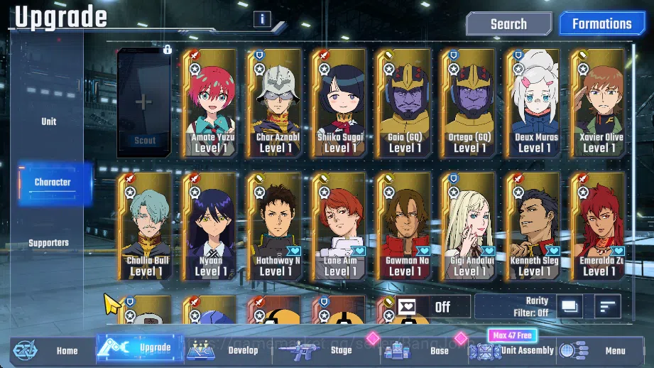 SD Gundam G Generation ETERNAL Accounts Global Rank 1 | FreshStory | 100+K Diamond, Selector Banner On, 6Gundam SSR+ 2Supp 3