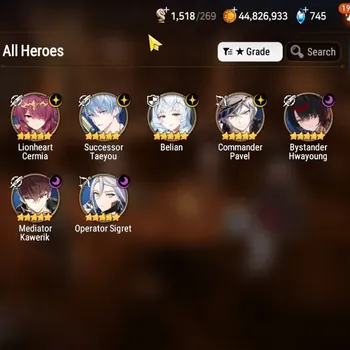Epic Seven Accounts High-End ASIA Verif|NewEra|7 ML(Belian,BHwayoung,Com Pavel,Etc)+Hecate,Aram,AS Flan,etc|67K