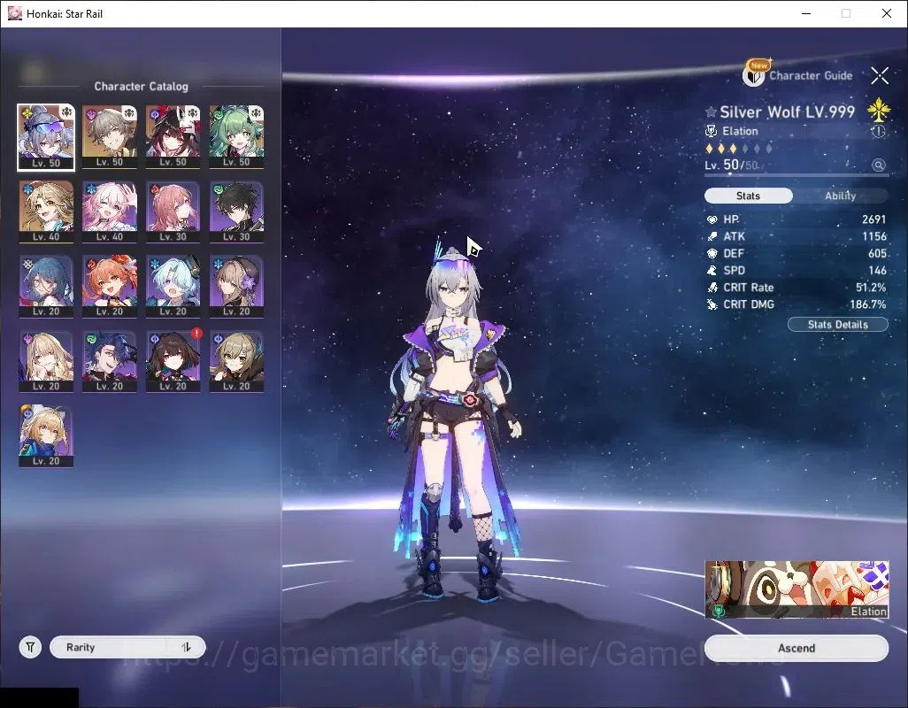Honkai Star Rail Accounts Asia|TL 36|1,5K SJ|3 Limited| SW 999, Huohuo, Spar image 4